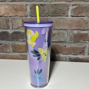 NEW Starbucks Purple
'Drifting Magnolias' Floral 24oz Venti Tumbler